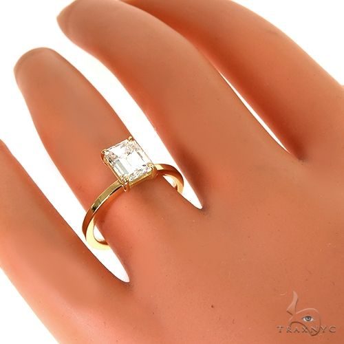 18K Gold Diamond Engagement Ring 67497