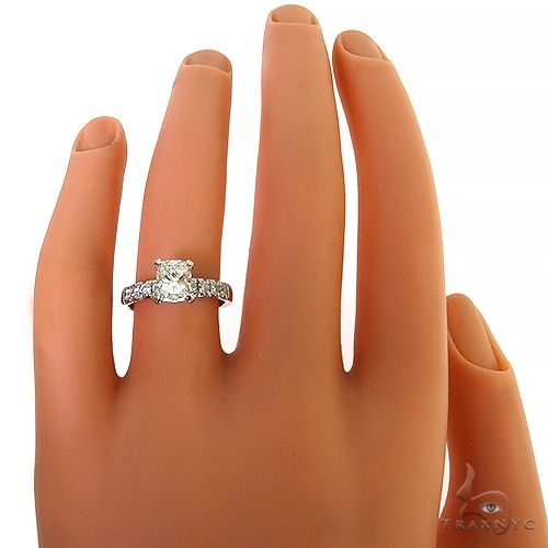 18K Gold Diamond Engagement Ring 68196