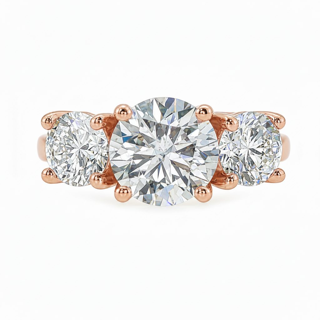 Sophia Three Stone Engagement Ring 68232