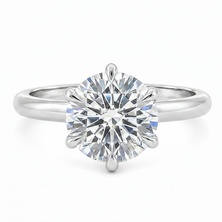 Audrey Six-Prong Diamond Engagement Ring 68943
