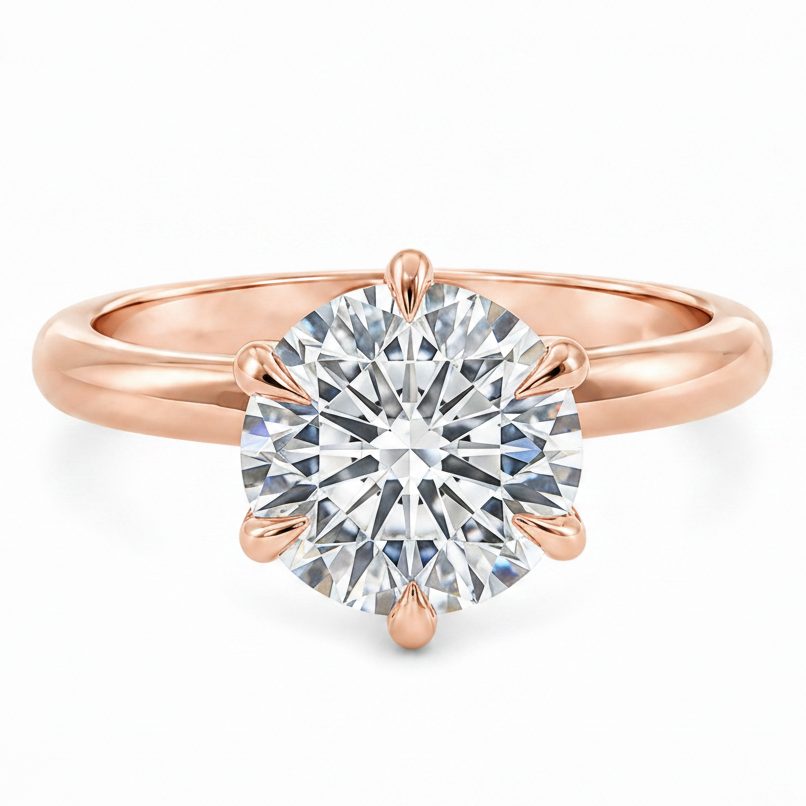 Audrey Six-Prong Diamond Engagement Ring 68943