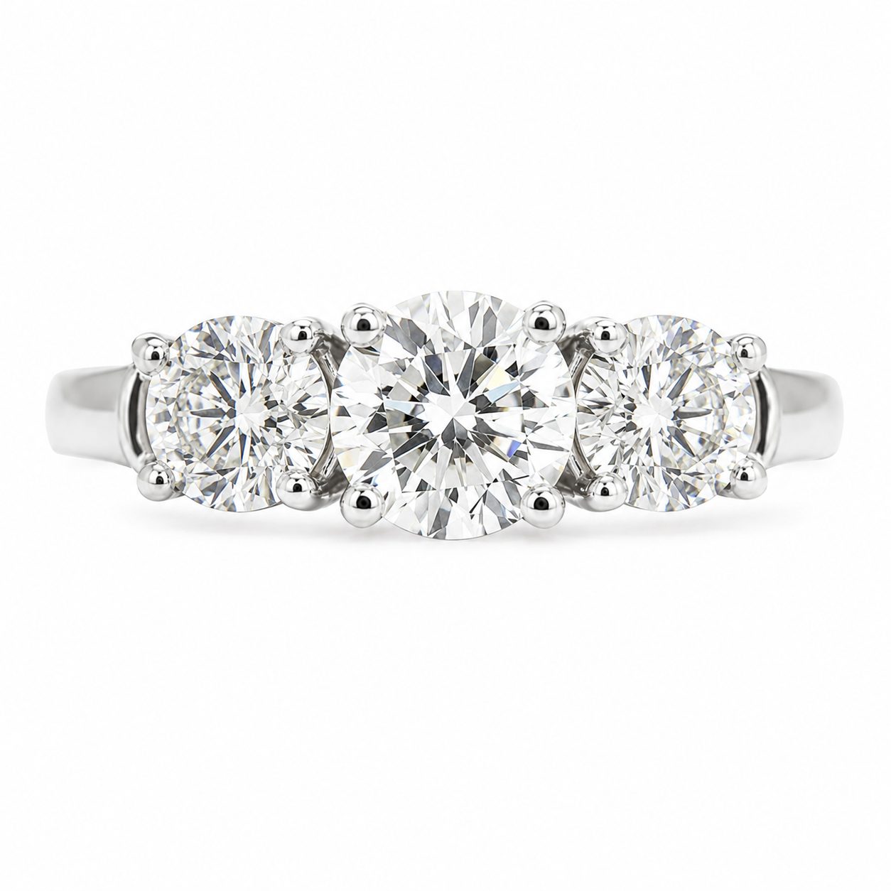 Cascade Three-Stone Ring 16763