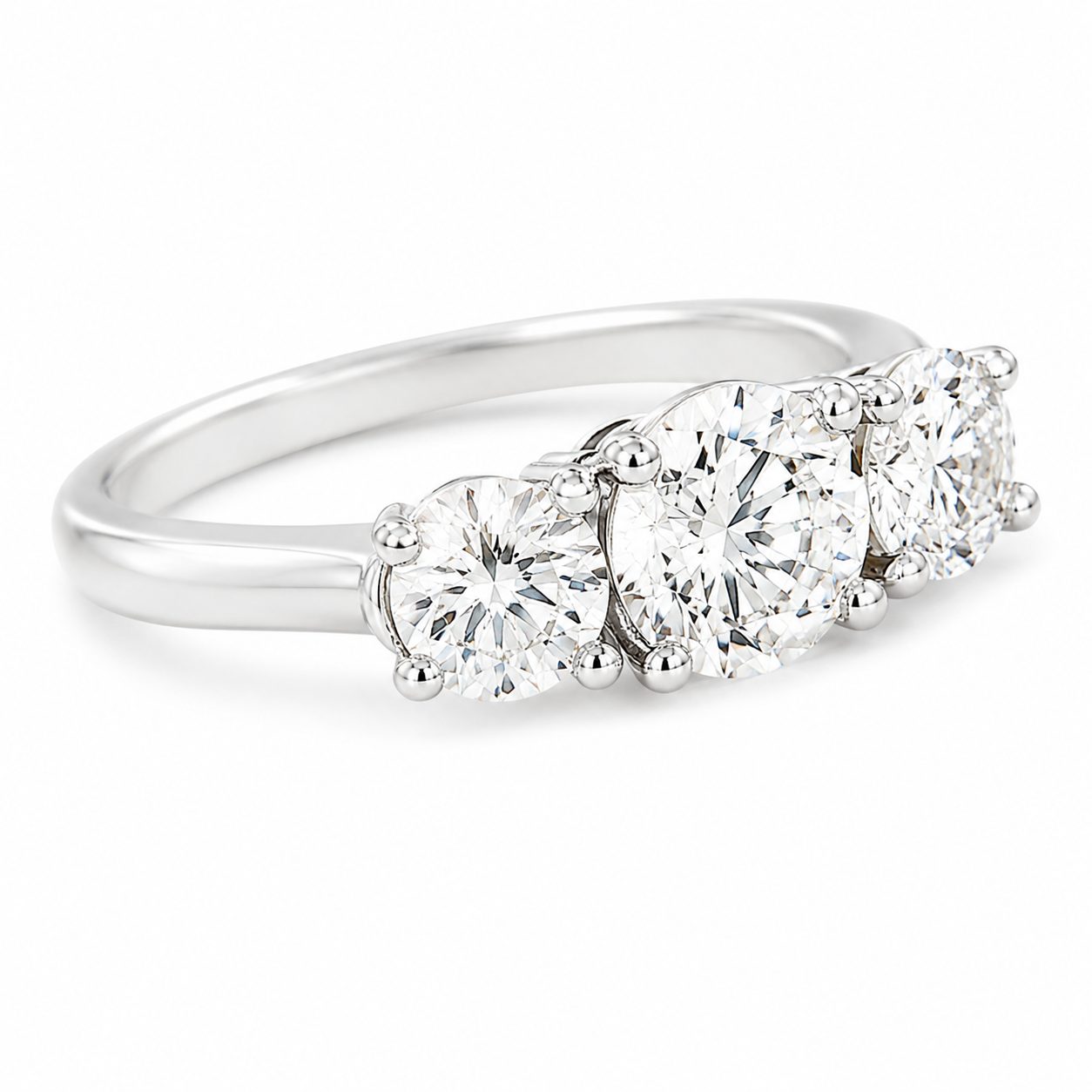 Cascade Three-Stone Ring 16763