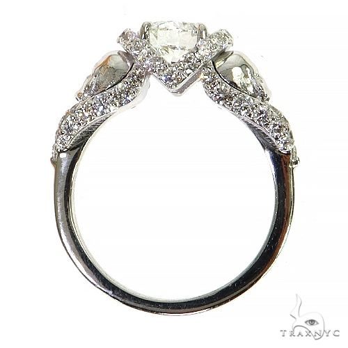 Custom Made Skull Diamond Engagement Ring 68536