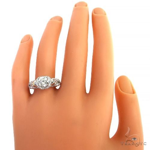 Custom Made Skull Diamond Engagement Ring 68536