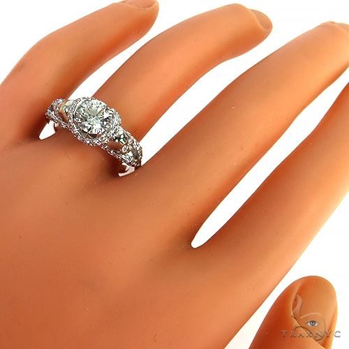 Custom Made Skull Diamond Engagement Ring 68536
