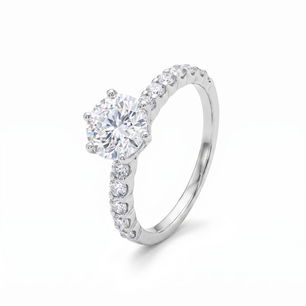 Round Diamond Engagement Ring 68566