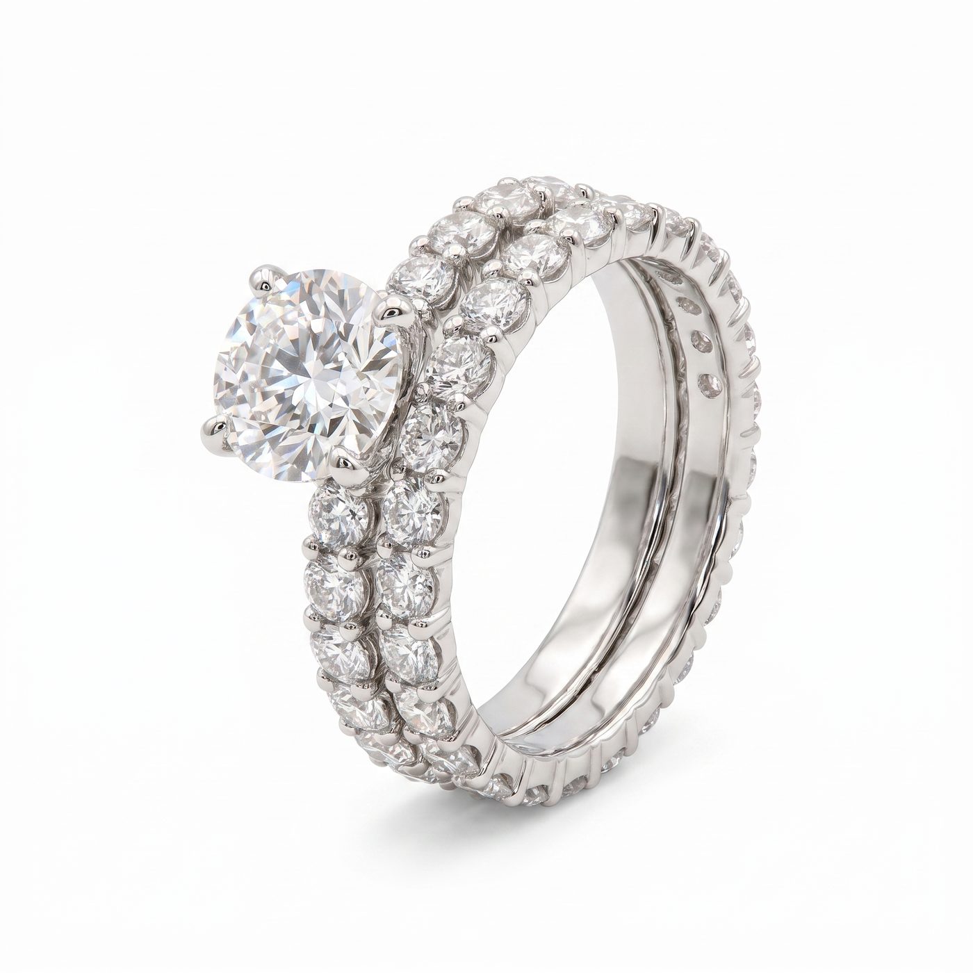 Diamond Engagement Ring Set 68833