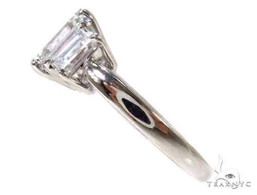 18k White Gold Prong Diamond Wedding Ring-40016