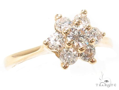 Ladies Diamond Flower Ring 35984