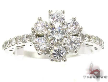 Flower Diamond Ring 17034