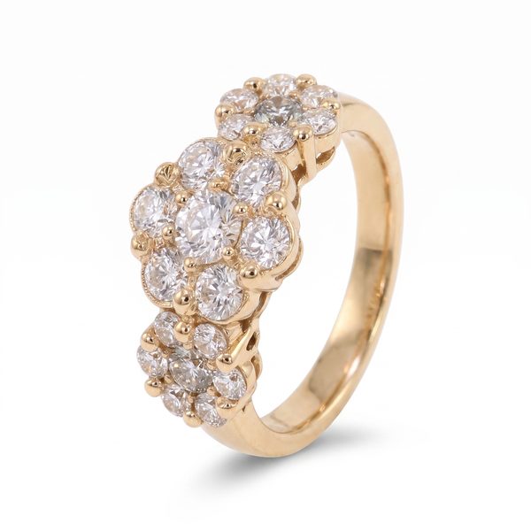 Flower Diamond Ring 19692