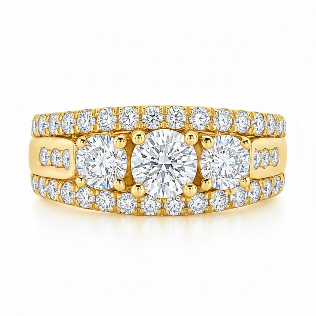 White Gold Wedding Ring 5613