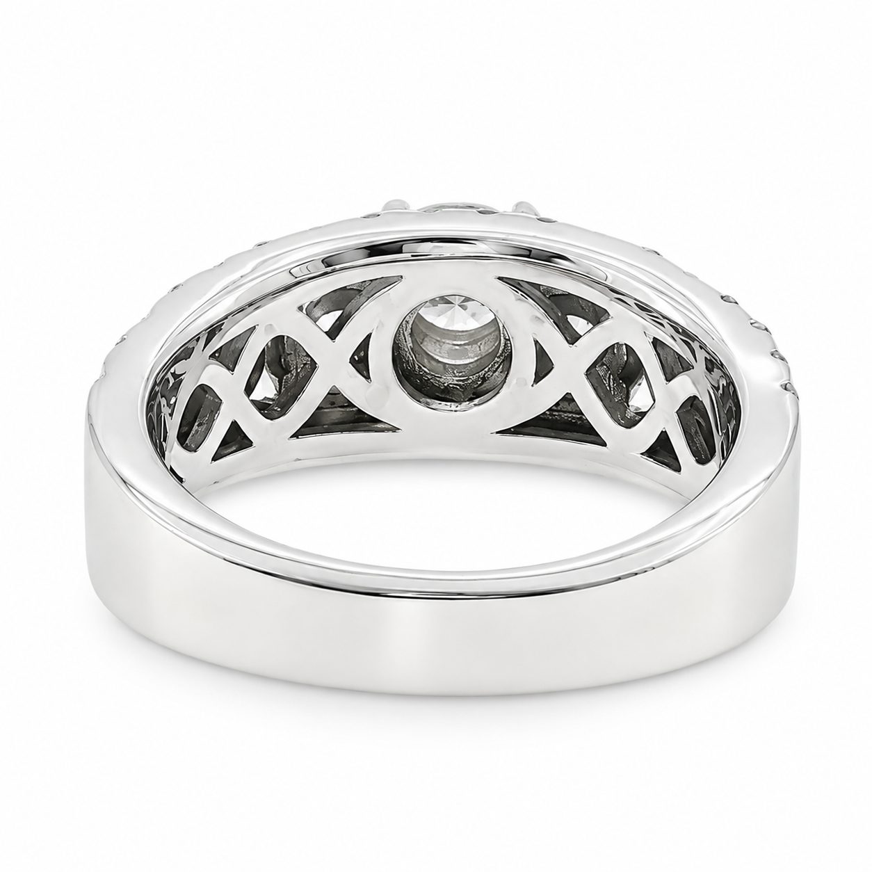 White Gold Wedding Ring 5613