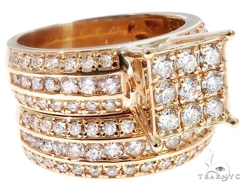14k Yellow Gold Wedding Set 11242