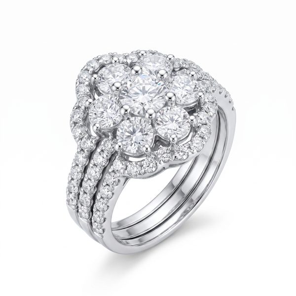 Prong Diamond Wedding Ring 34897