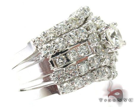Snow Queen Diamond Wedding Ring Set 27166