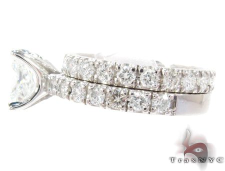 Princess Cut Diamond Wedding Ring Set 24887