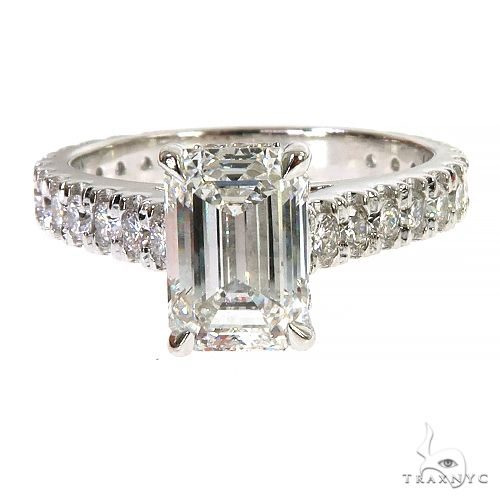 Emerald Cut Diamond Engagement Ring 68069