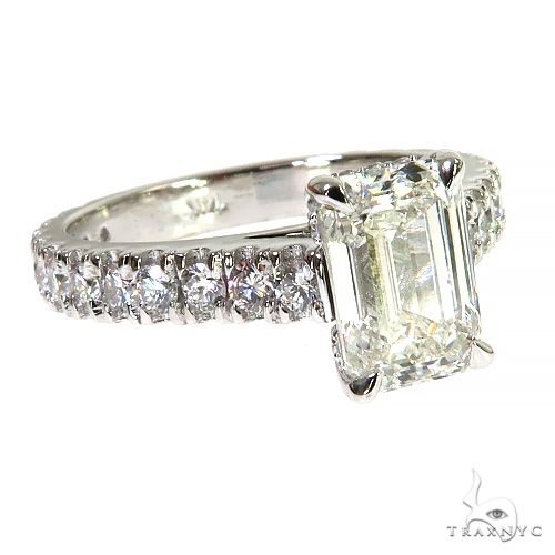 Emerald Cut Diamond Engagement Ring 68069