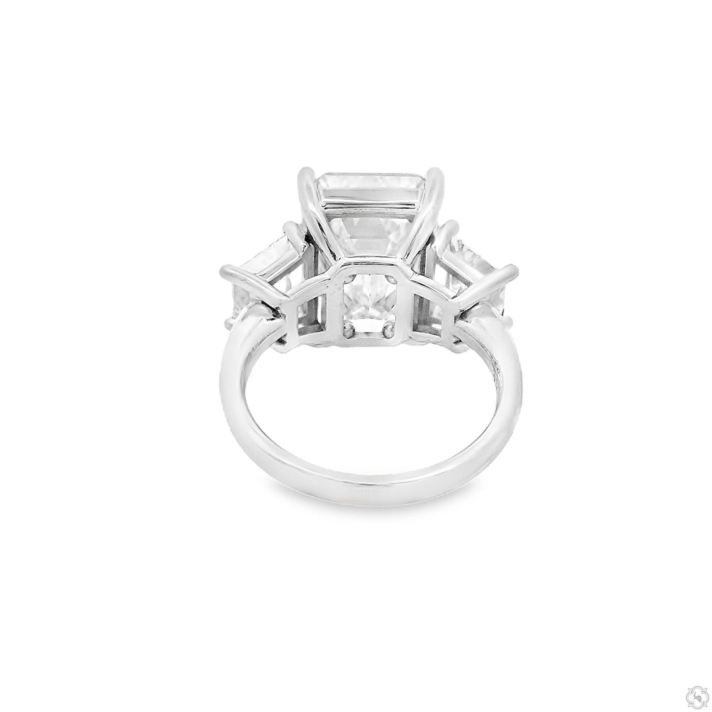 Emerald Diamond Engagement Ring 70386