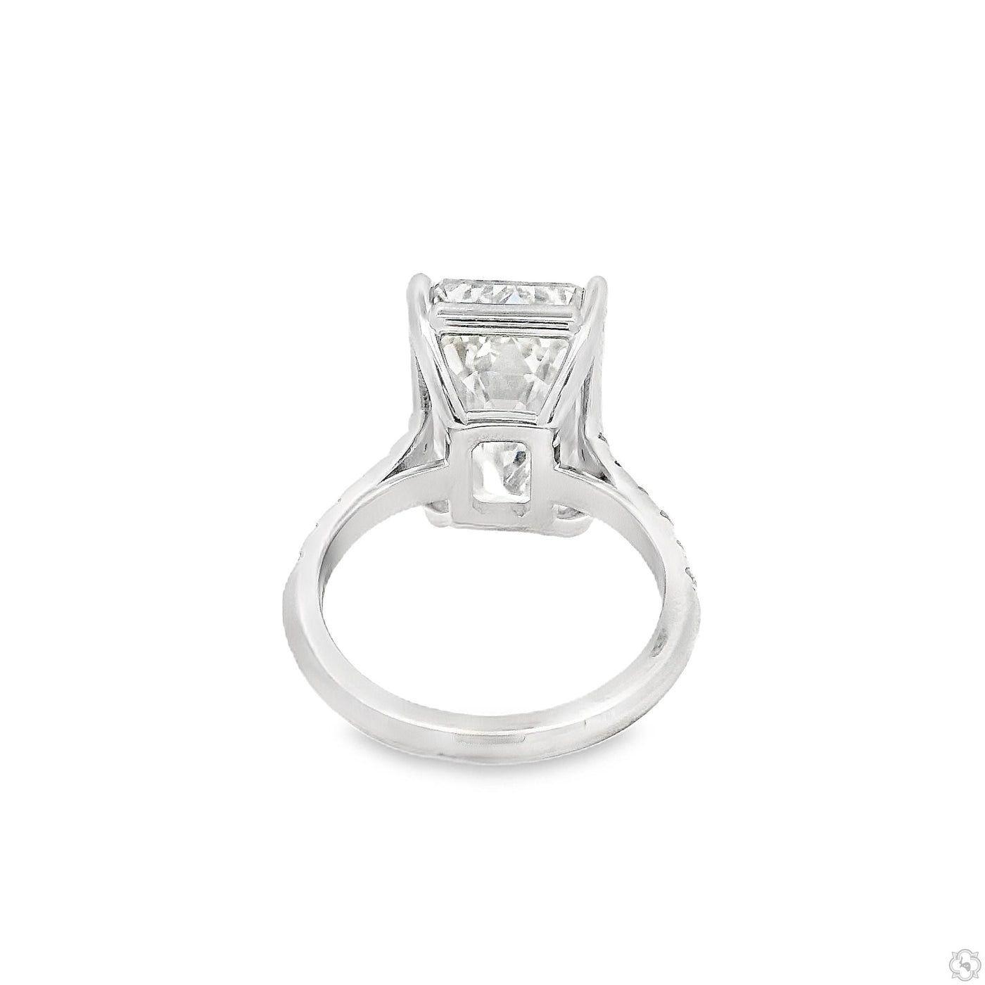 Emerald Diamond Engagement Ring 70385