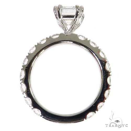 Emerald Diamond Engagement Ring (Lab) 68231