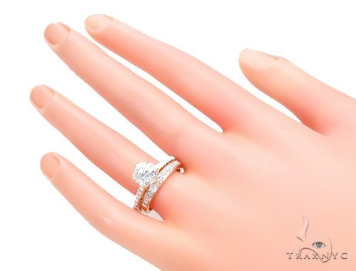 Round Diamond Engagement Ring Set 42309