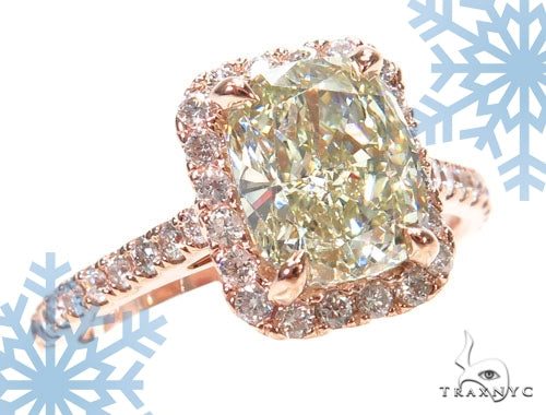 Cushion Cut Halo Diamond Engagement Ring 42900
