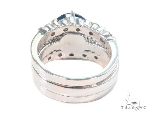 Three Piece Sapphire Engagement Ring 44160