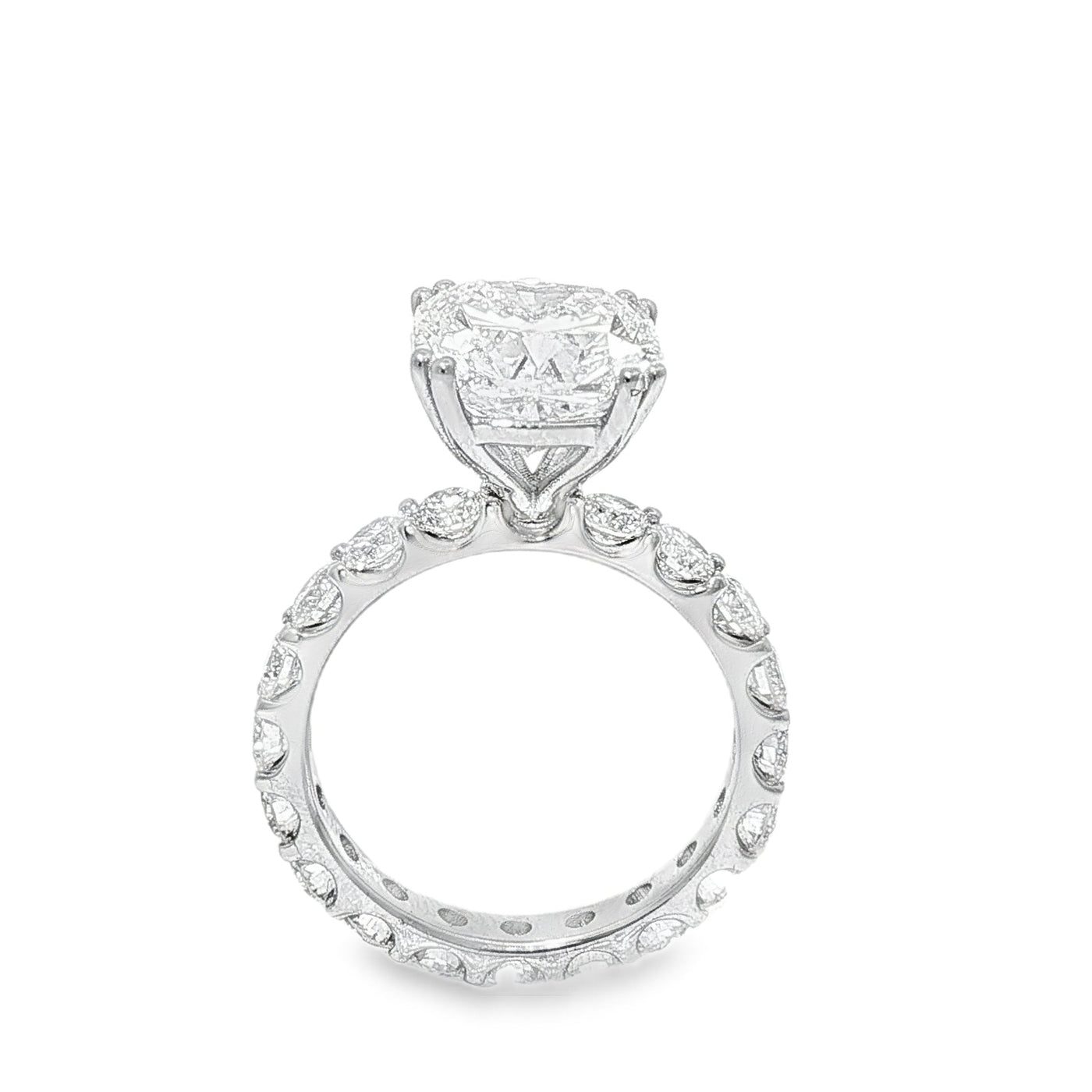 Eternity Diamond Engagement Ring Set 68942