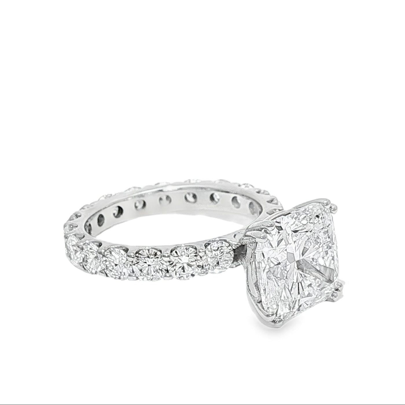 Eternity Diamond Engagement Ring Set 68942