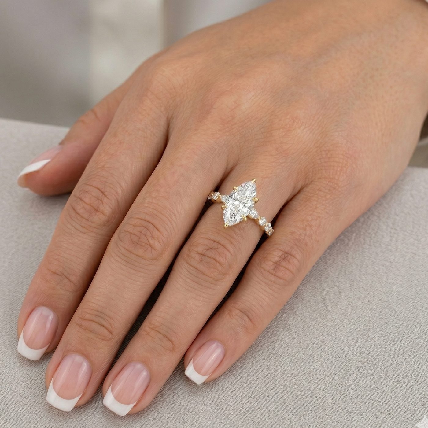 Marquise Diamond Engagement Ring 1.50 CT 70845