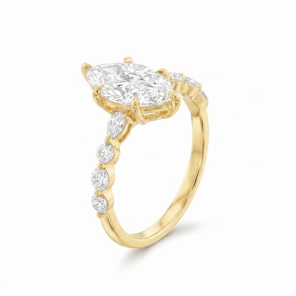 Marquise Diamond Engagement Ring 1.50 CT 70845