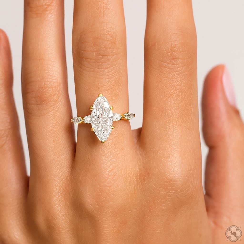 Marquise Diamond Engagement Ring 70855