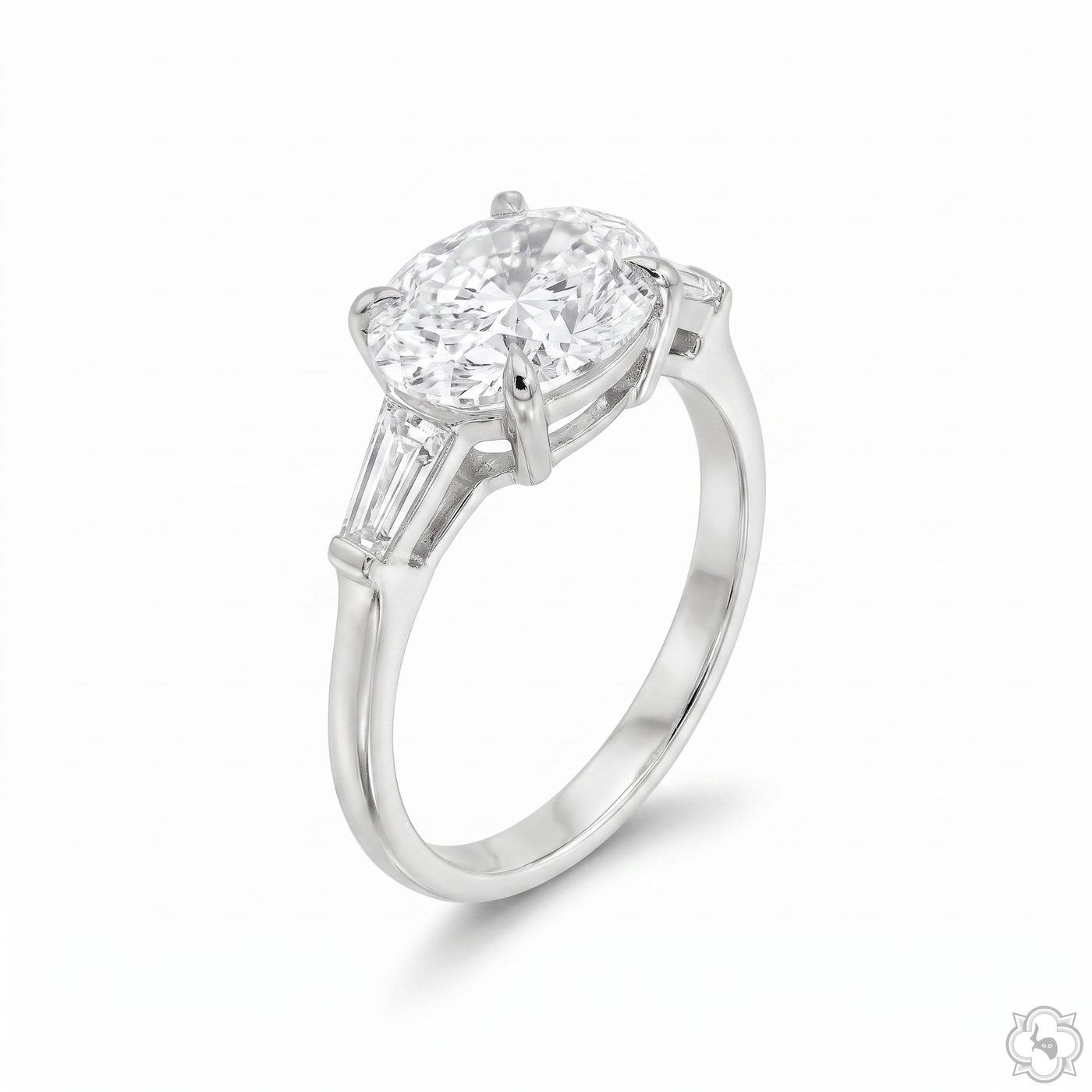 Aurora 2ct Oval Engagement Ring 70589
