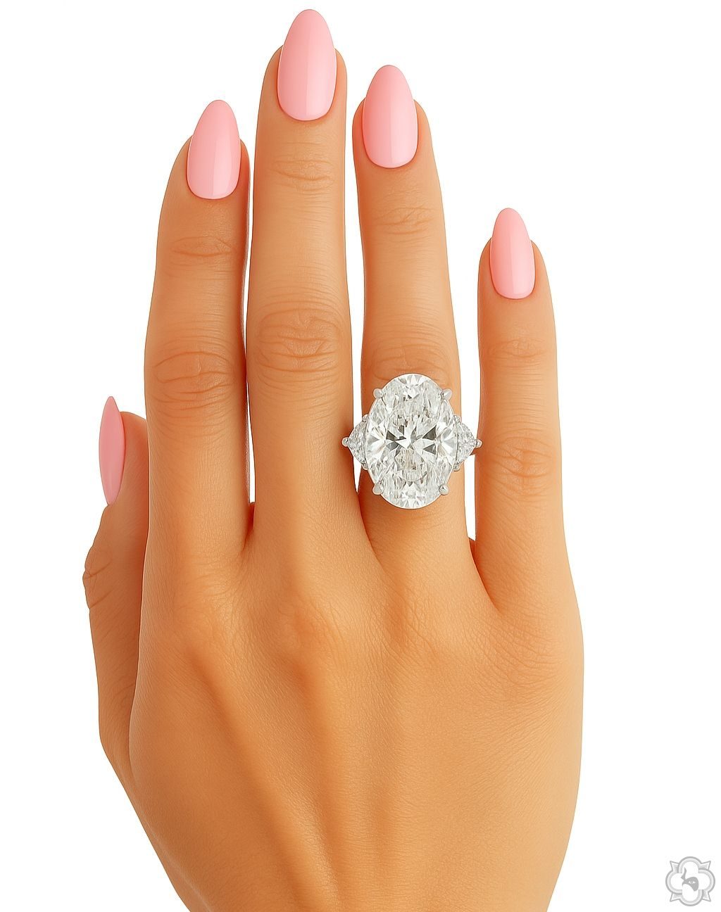 Oval Diamond Engagement Ring 70513