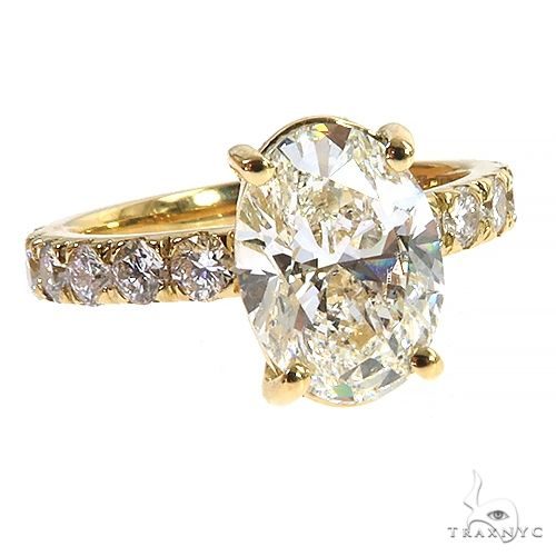 Oval Diamond Engagement Ring (Lab) 69646
