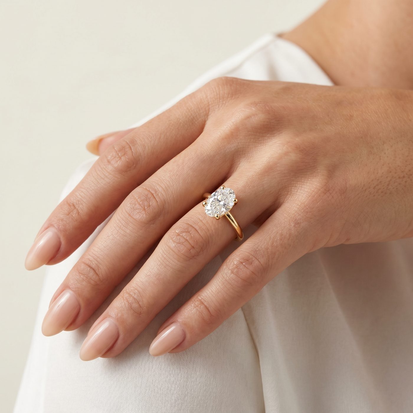 Signature Oval Diamond Engagement Ring 68837