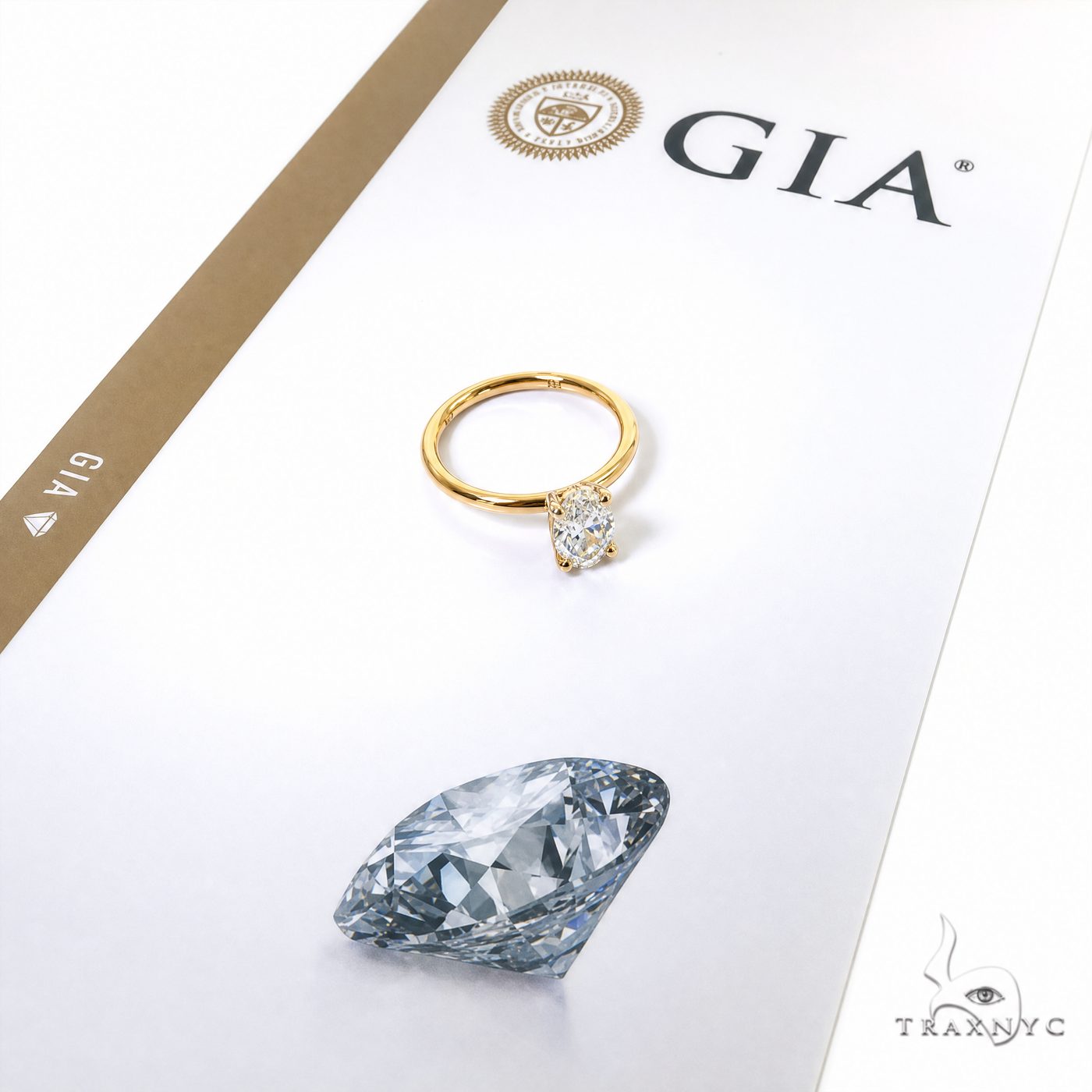 Signature Oval Diamond Engagement Ring 68837
