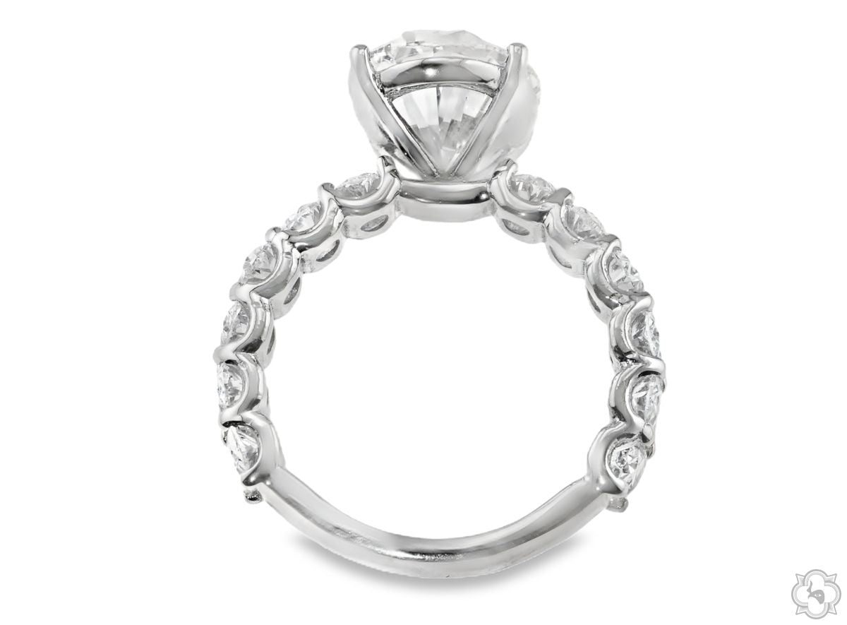 Oval Shape Diamond Engagement Ring 70617