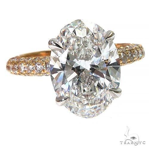 Oval Shape Diamond Engagement Ring (Lab) 68363