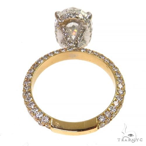 Oval Shape Diamond Engagement Ring (Lab) 68363