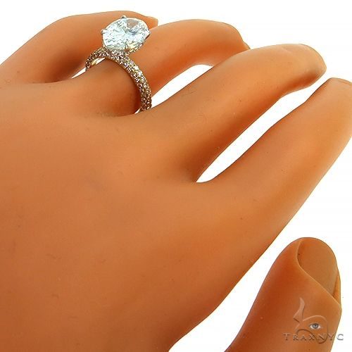 Oval Shape Diamond Engagement Ring (Lab) 68363