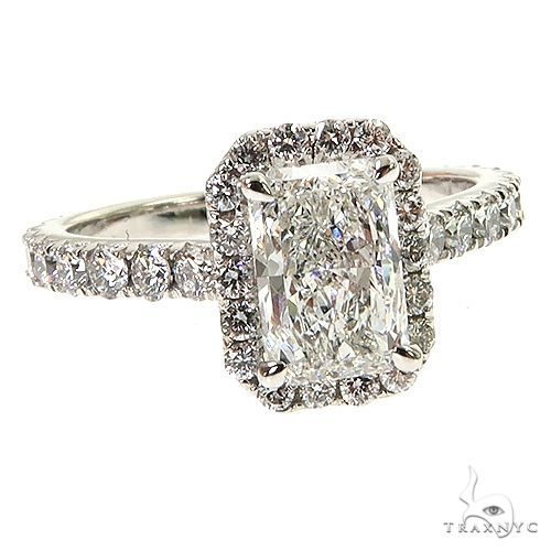 Radiant Cut Diamond Engagement Ring 68658