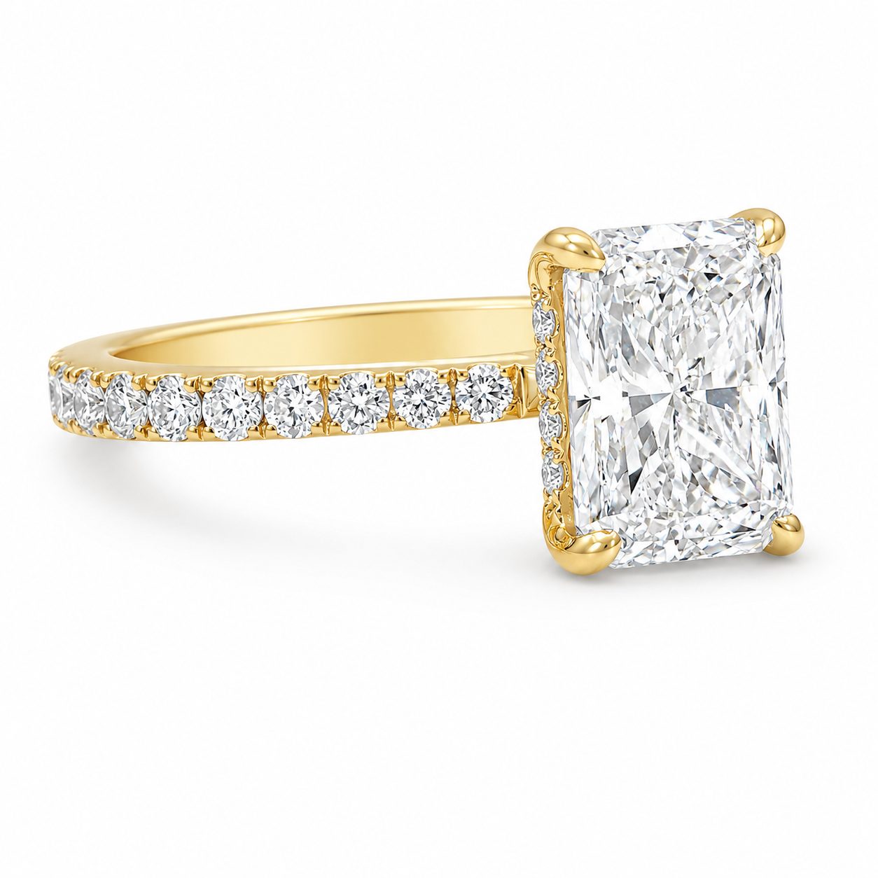 Radiant Spark Engagement Ring 70689