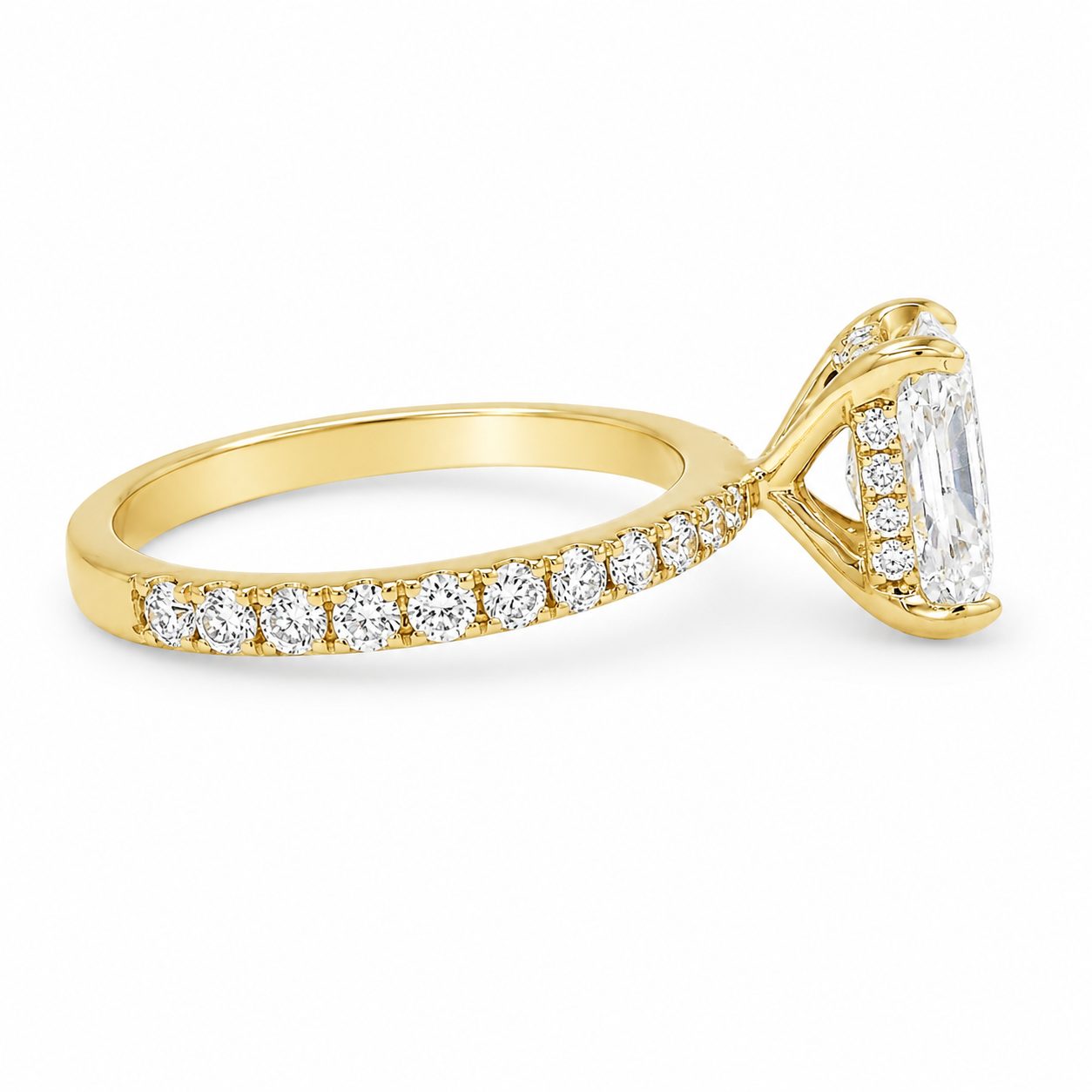 Radiant Spark Engagement Ring 70689