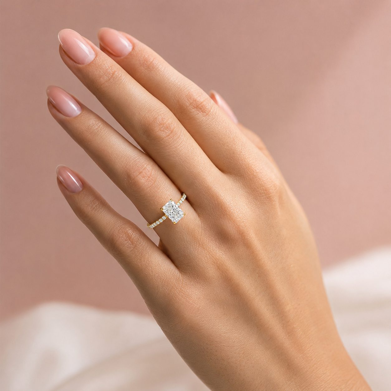 Radiant Spark Engagement Ring 70689