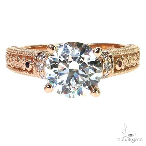 Round Cut Diamond Engagement Ring 68659
