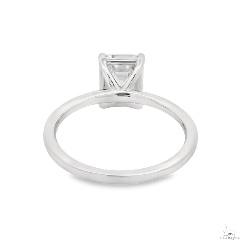 Solitaire Emerald Diamond Engagement Ring (S) 70114